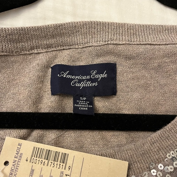 Brand new sequin button down sweater - Picture 4 of 6